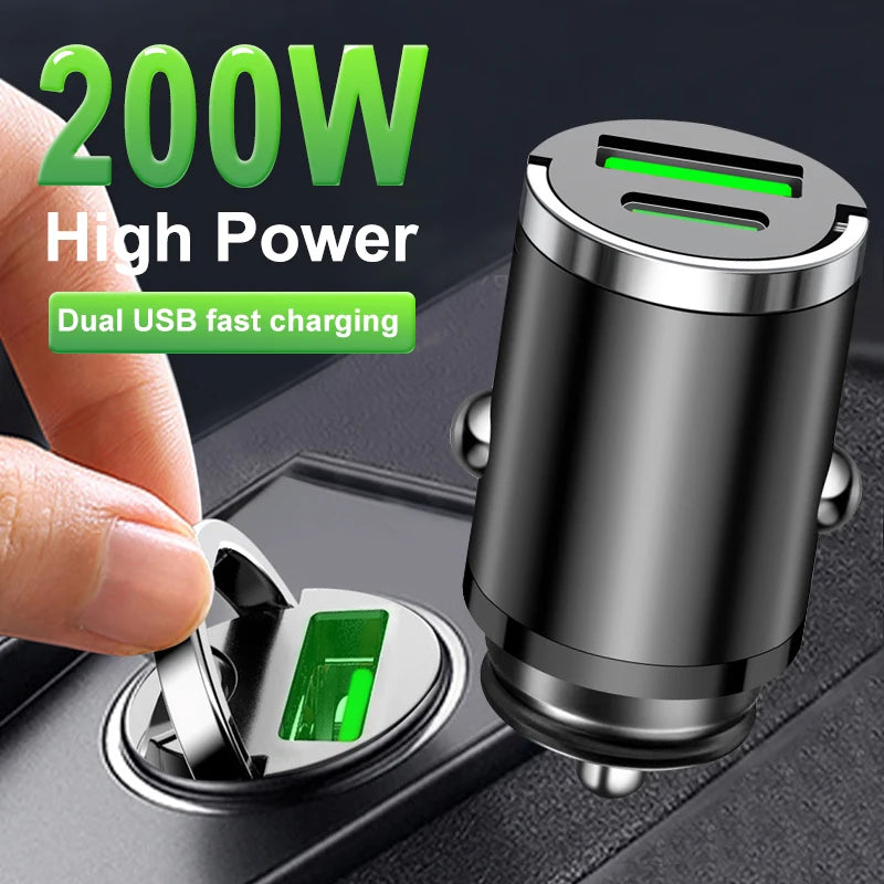 200W Mini Car Fast Charger