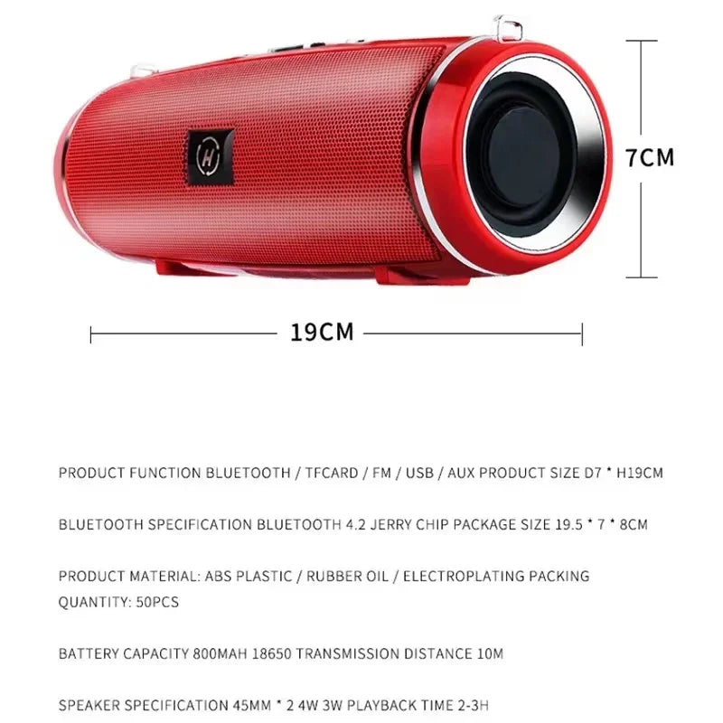 IPX7 Portable Wireless Bluetooth Speaker