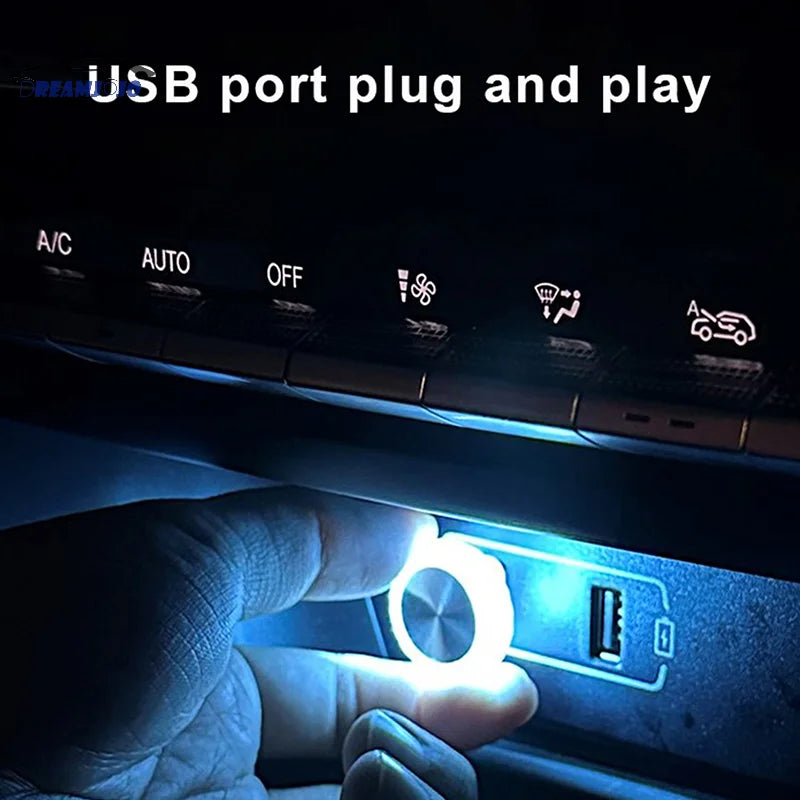 Portable Car USB Ambient Light