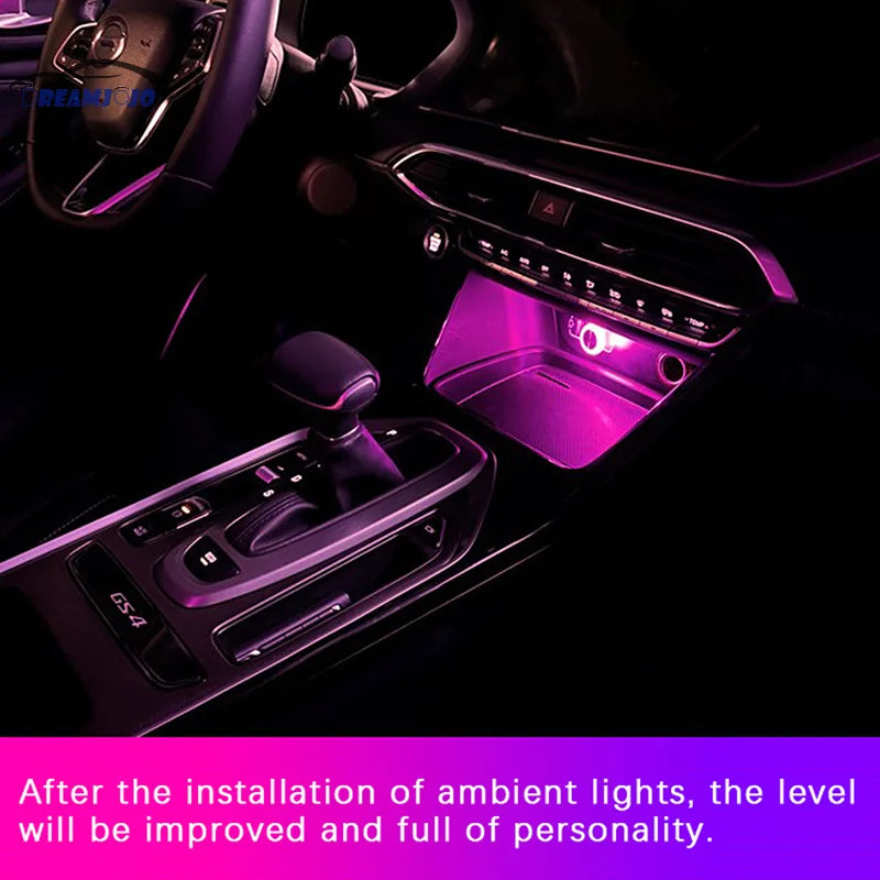 Portable Car USB Ambient Light